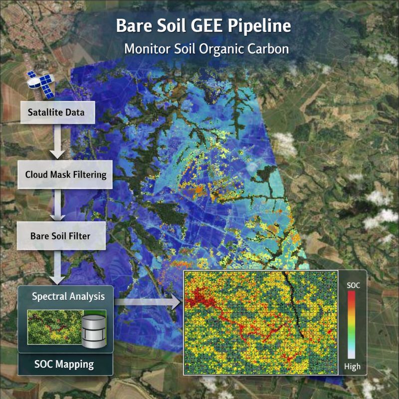 Farm-scale soil organic carbon map derived from Earth observation